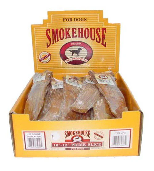 Smokehouse USA Made Prime Slice Dog Chew Shelf Display Box 20 ct 10-12 in - Image 2