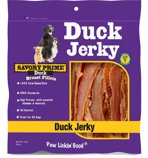 Savory Prime Natural Jerky Treats Duck 8 oz - Image 2