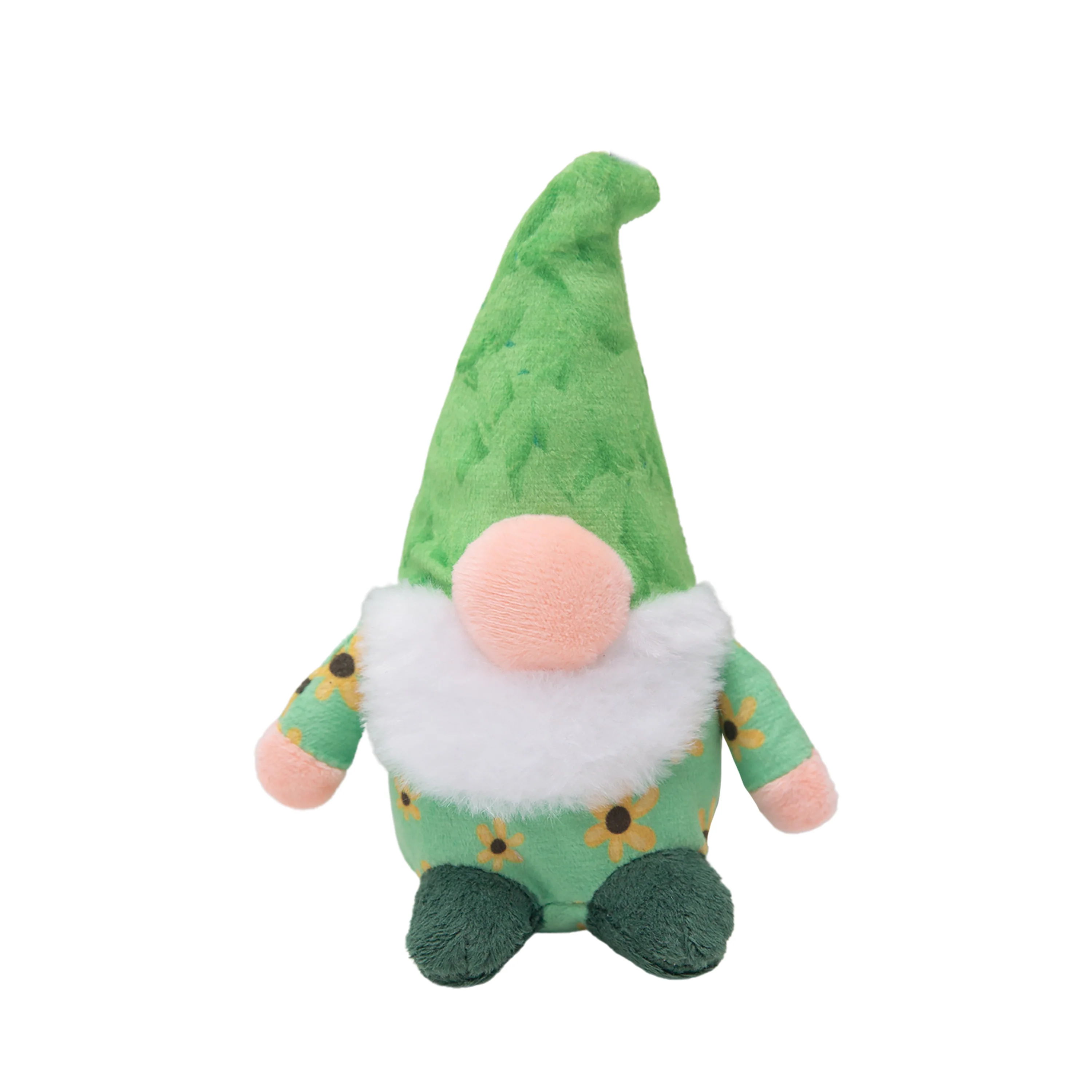Snugarooz Baby Meadow the Gnome Plush Dog Toy 6 in