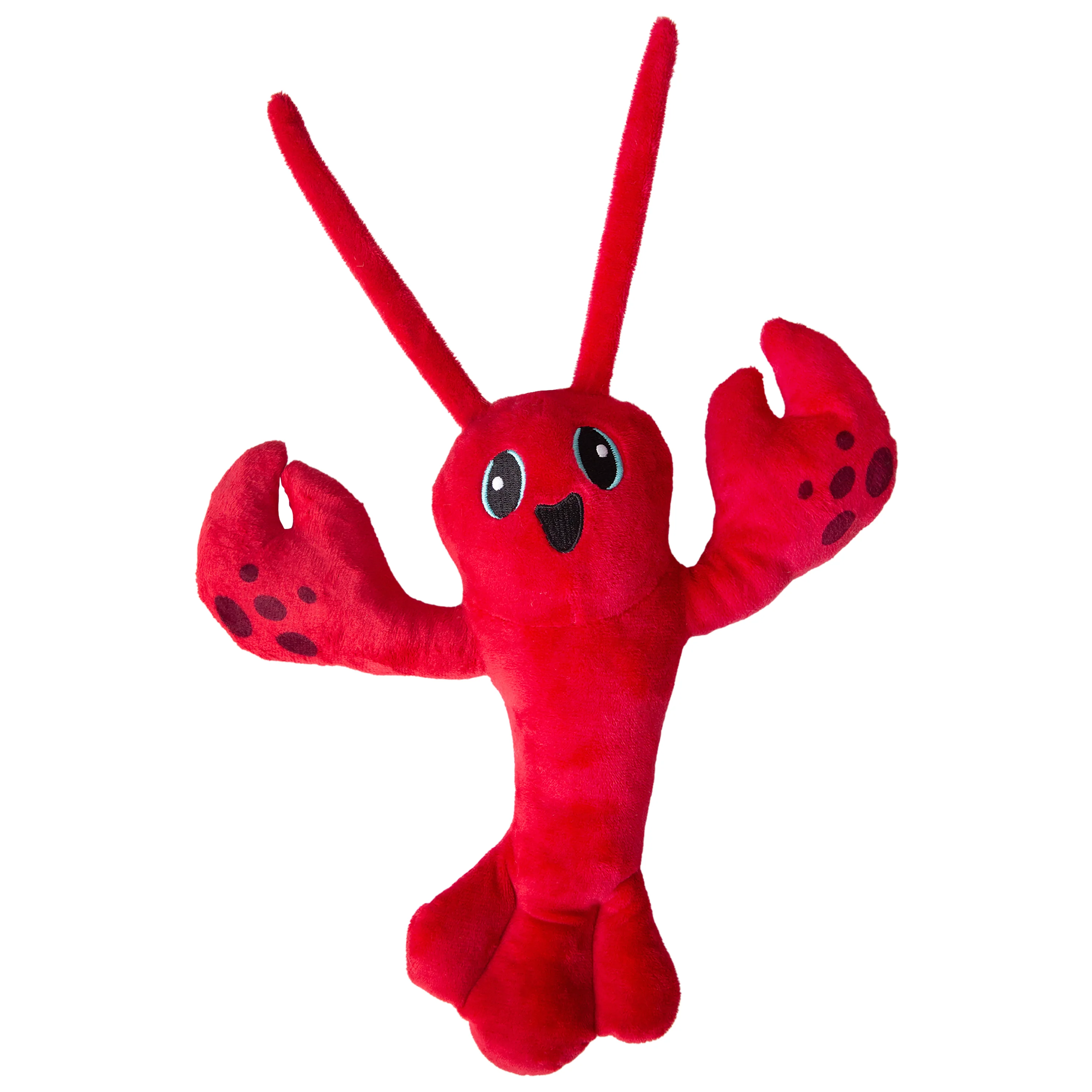 Snugarooz Luca the Lobster Plush Dog Toy 10 in