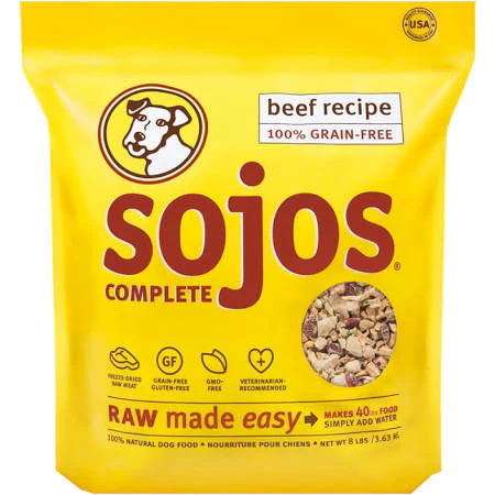 Sojos Complete Adult Dog Food - Beef 7lb {L+1x} 557126