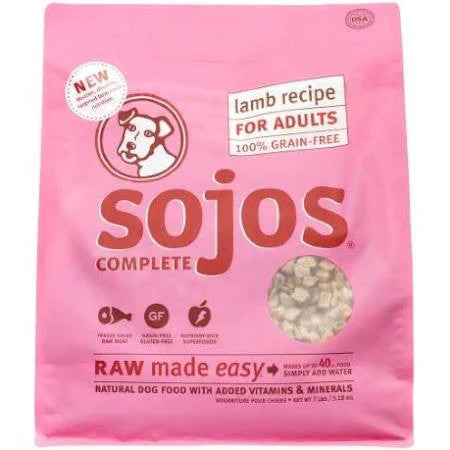 Sojos Complete Adult Dog Food - Lamb 7lb {L-1x} 557129 - Image 2