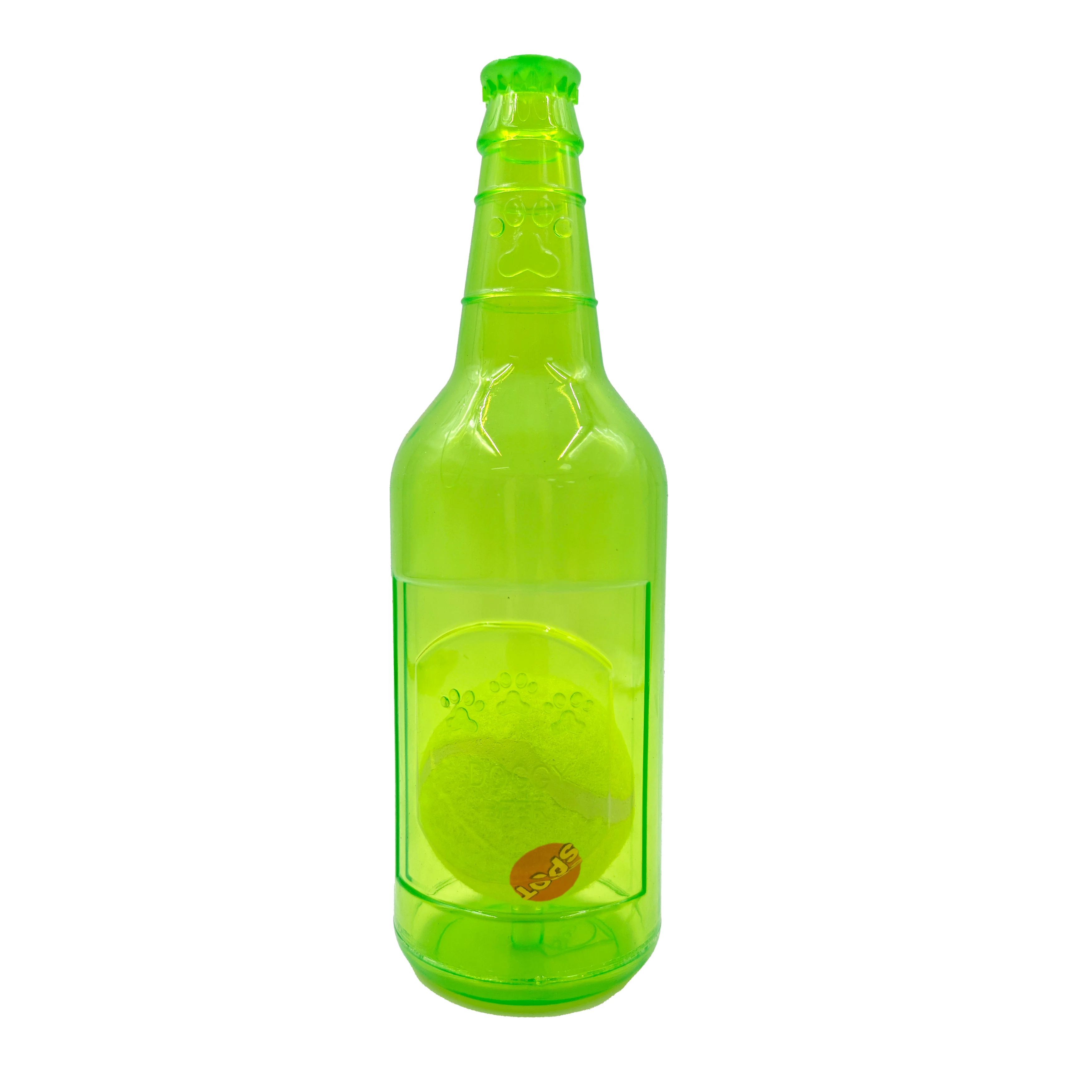 Spot Ball In A Bottle Dog Toy Beer Assorted Color