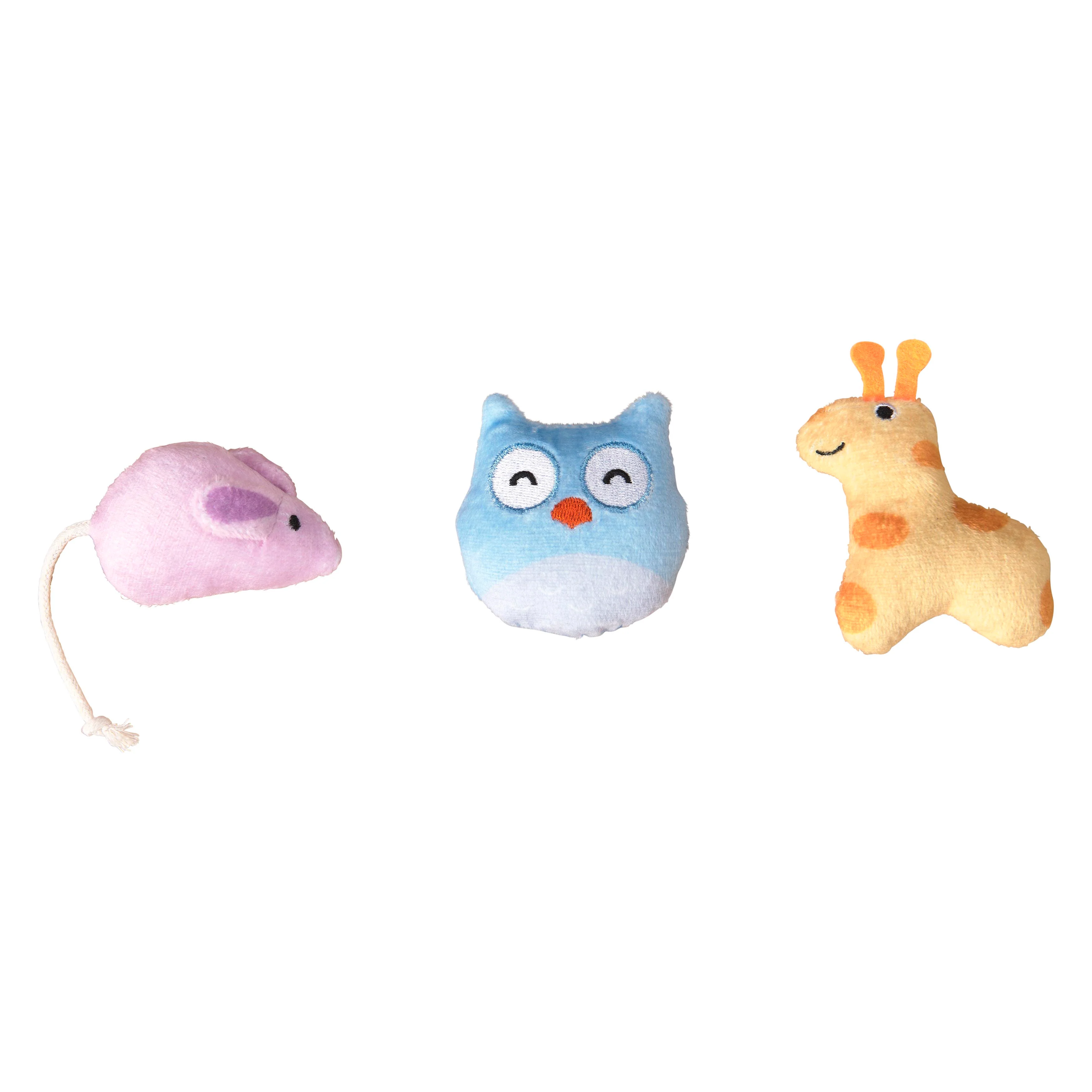 Spot Cuddly Cat Toys 3 pk