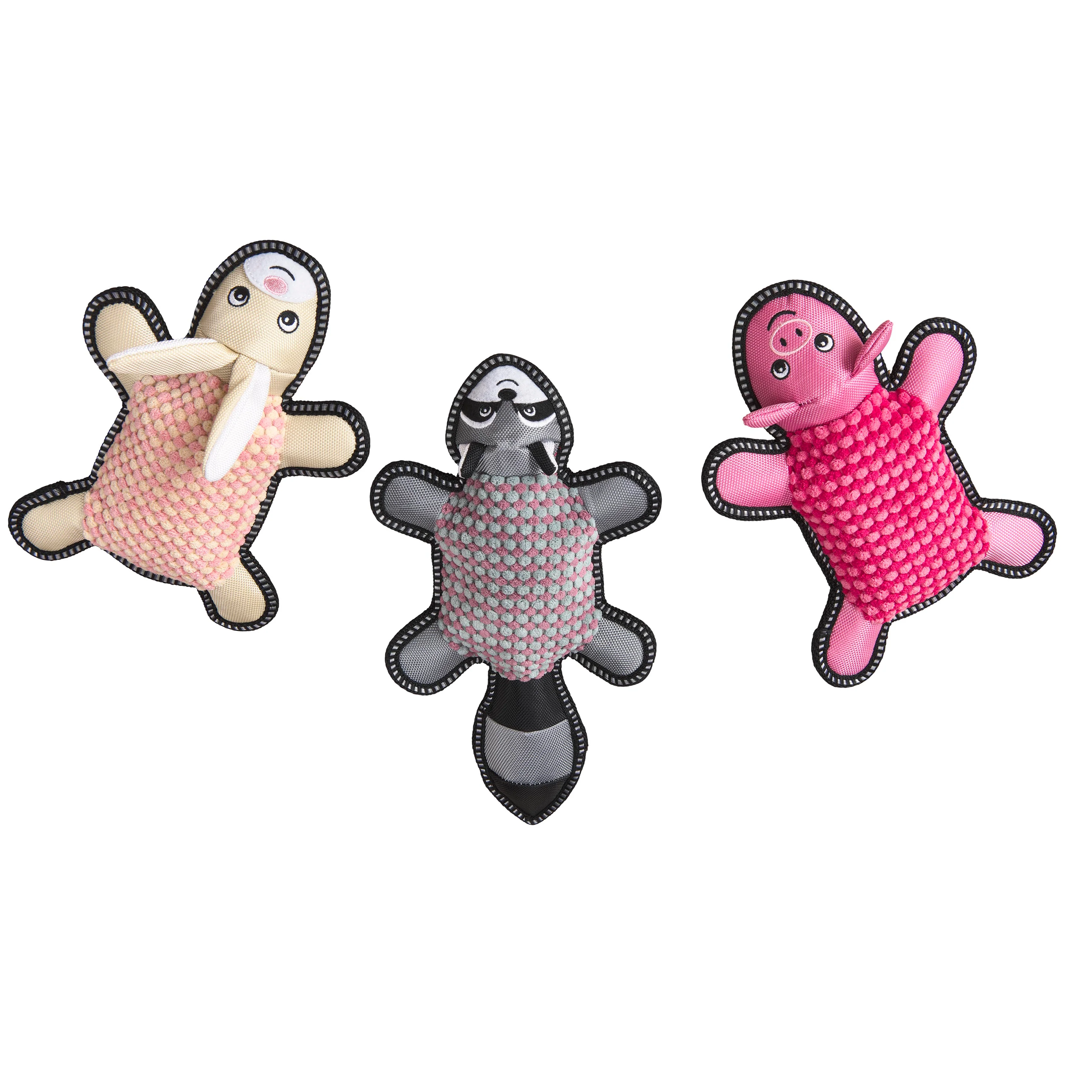 Spot Dura-Fuse Barnyard Dog Toy Assorted Color 10 in 1ea