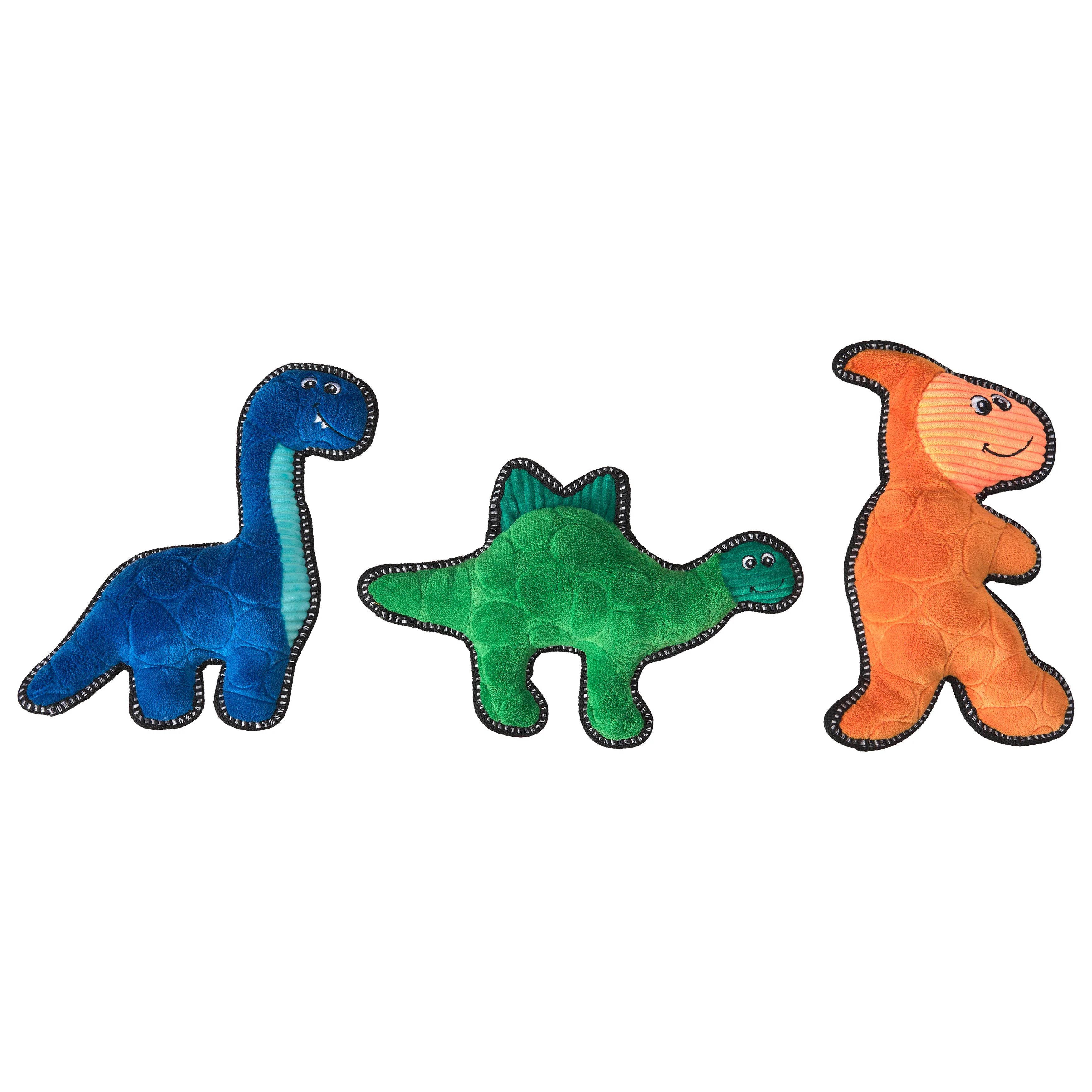Spot Dura-Fuse Dinosaur Dog Toy Assorted Color 11 in 1ea
