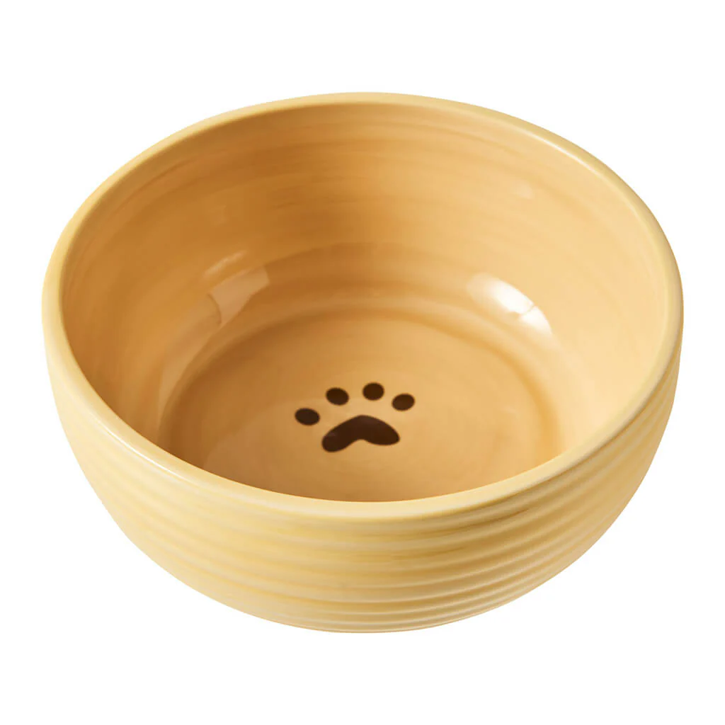 Spot Elegance Dog Bowl Cream 7 in