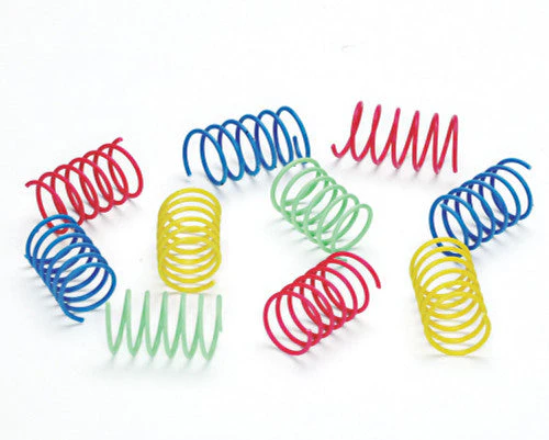 Spot Colorful Springs Catnip Toy Wide Assorted 2 in 10 Pack - Image 2