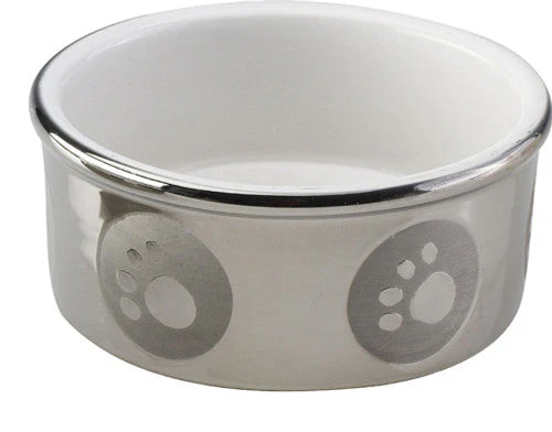 Spot Paw Print Dog Bowl Titanium 5 in - Image 2