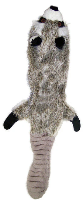Skinneeez Forest Series Dog Toy Raccoon Gray Regular - Image 2