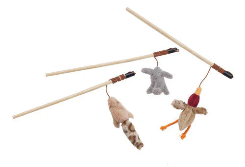 Skinneeez Friends Teaser Wands with Catnip Assorted 12 in - Image 2