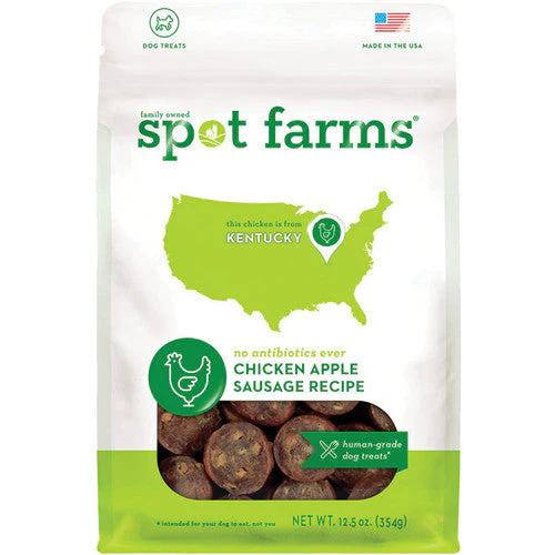 Spot Farms Dog Sausage Chicken Apple 12.5oz (DD) - Image 2