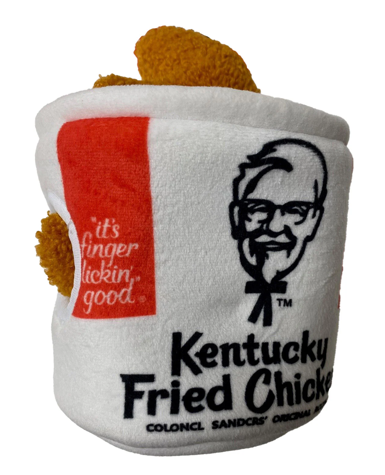 Spot Kentucky Fried Chicken Plush Dog Toy Soft Puzzle Bucket 6 in