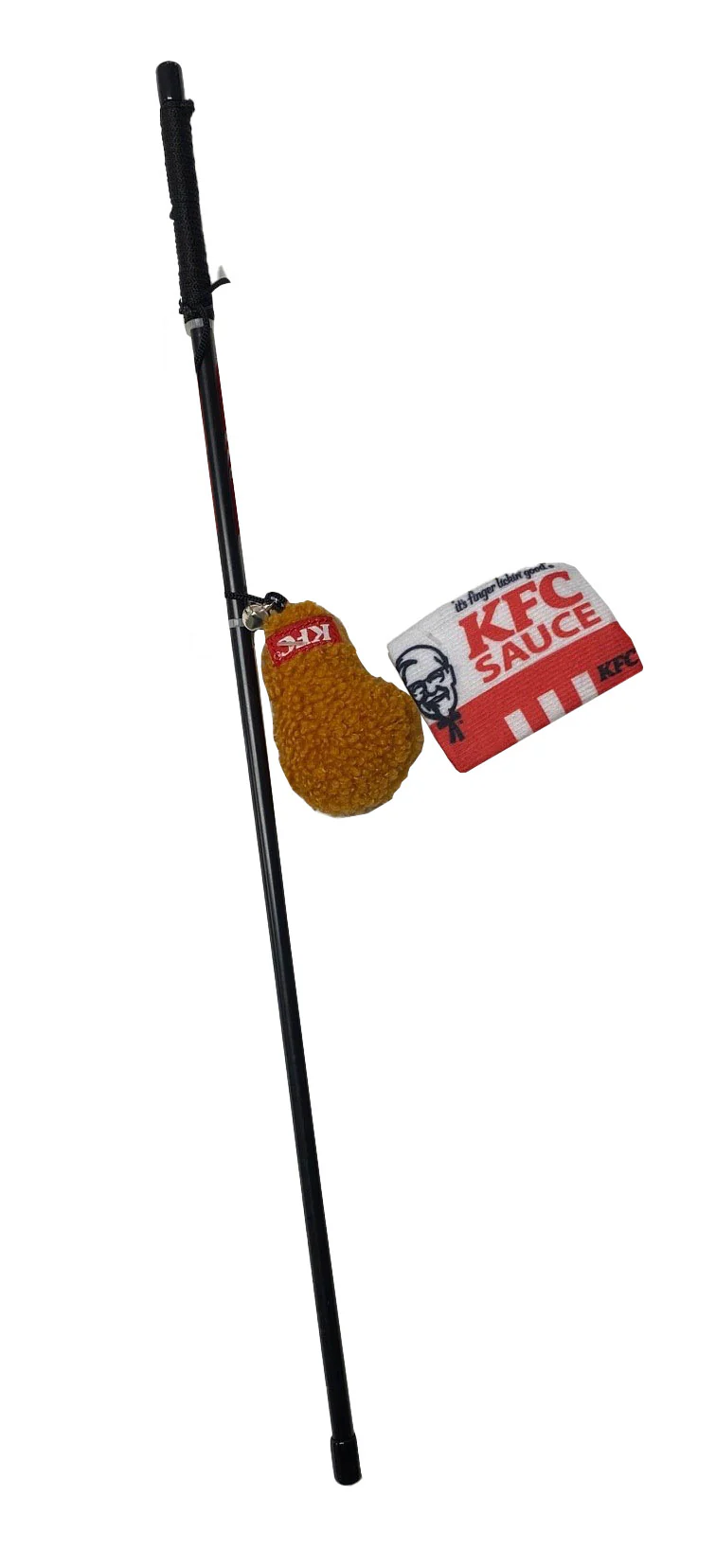 Spot Kentucky Fried Chicken Sauce Pack and Drumstick Wand w/ Catnip 18 in