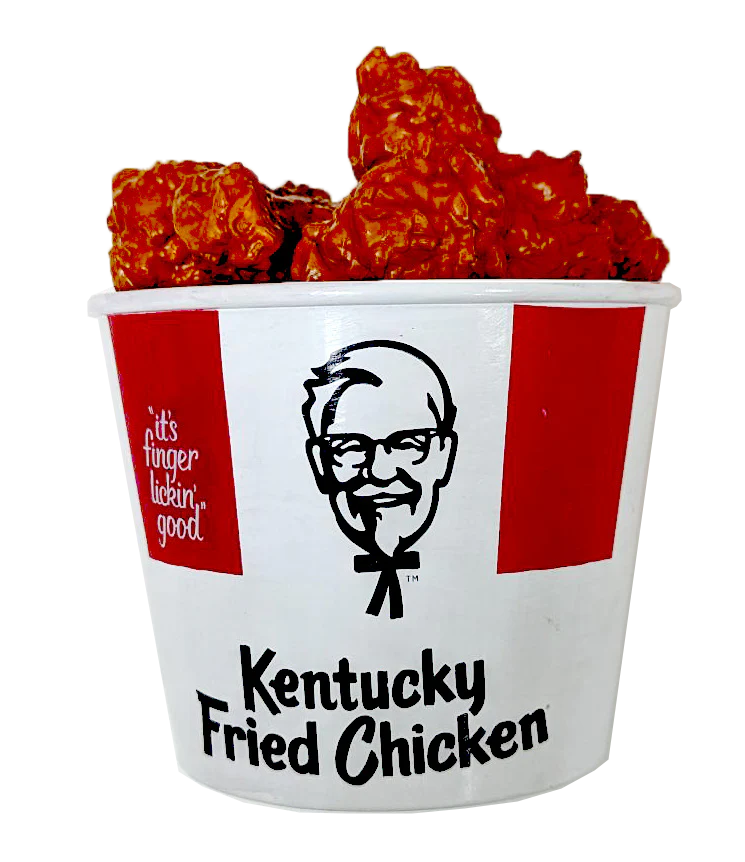 Spot Kentucky Fried Chicken Vinyl Dog Toy Chicken Bucket 6 in