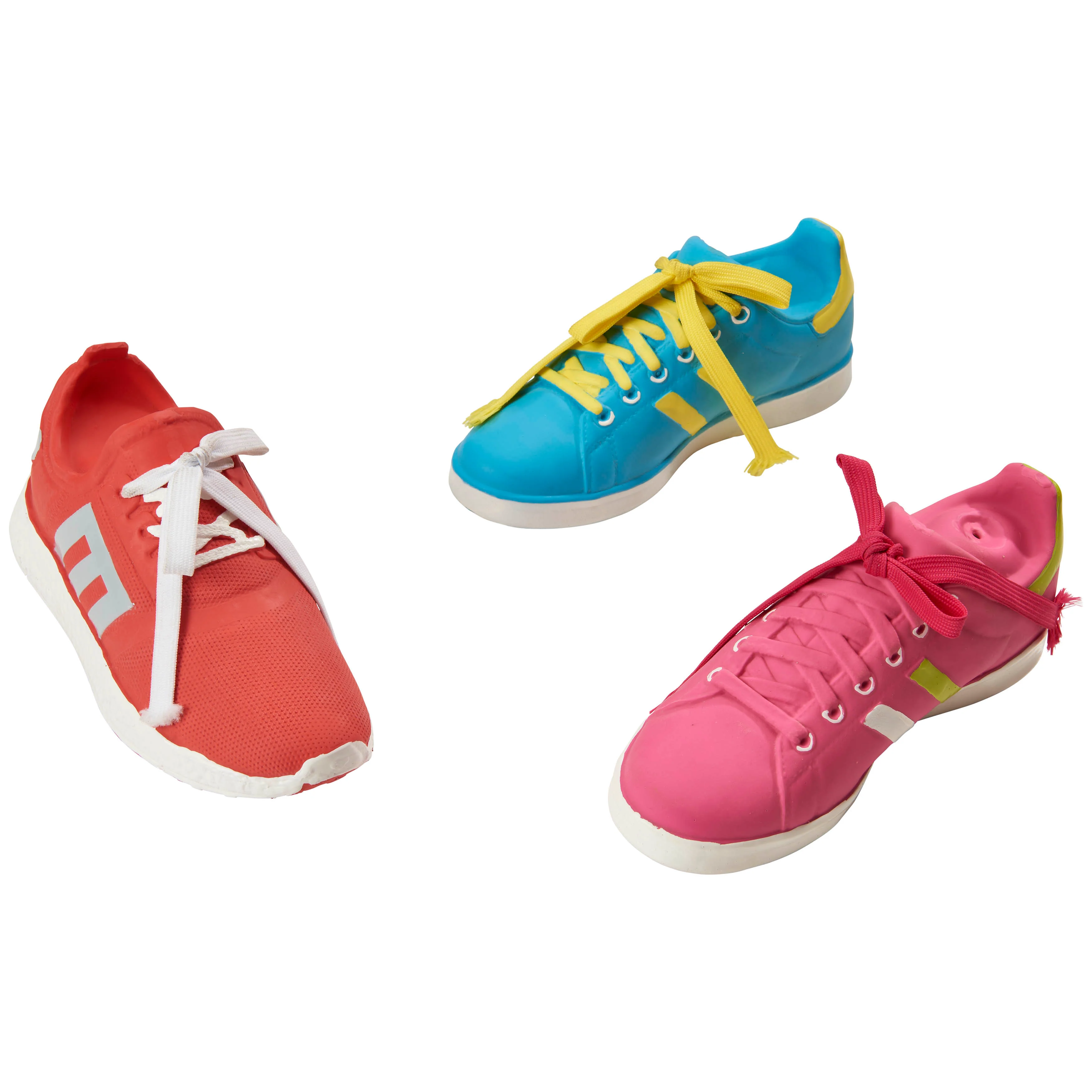 Spot Latex Shoes Dog Toy Assorted Color 9 in 1ea