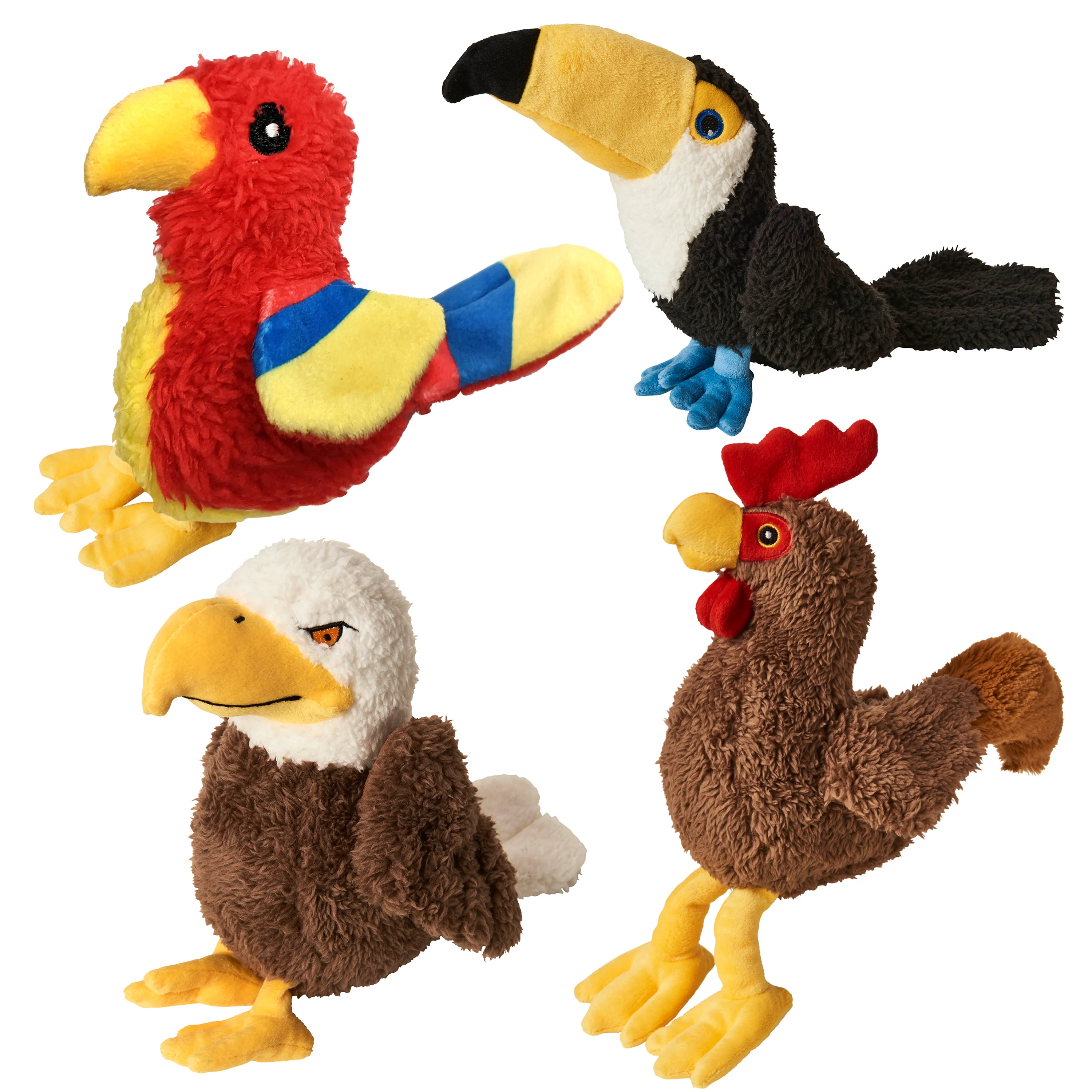 Spot Love The Earth Dog Toy Birds Assorted Color 8 in 1ea