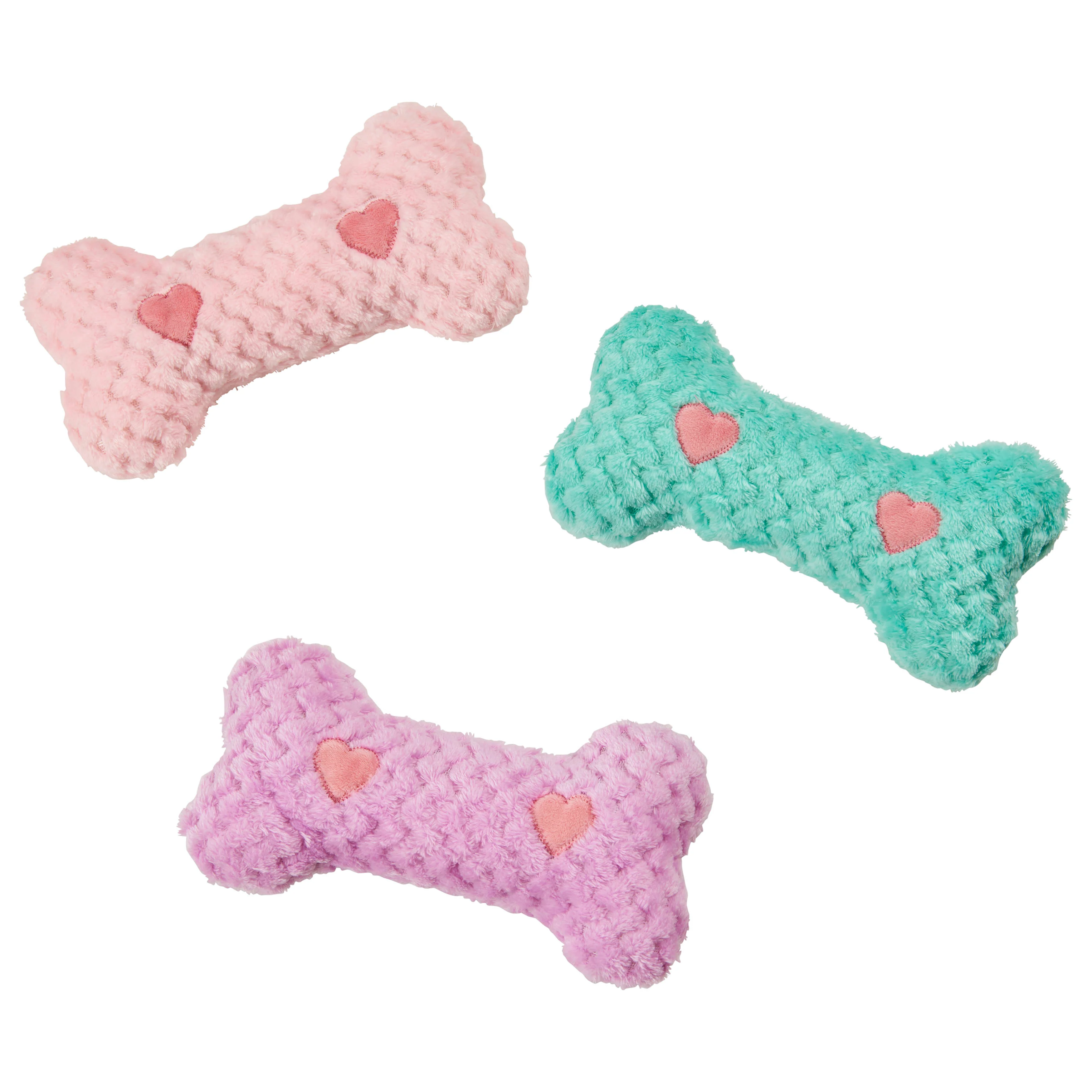 Spot Soothers Warm Hug Bone Dog Toy Assorted Color 9 in 1ea