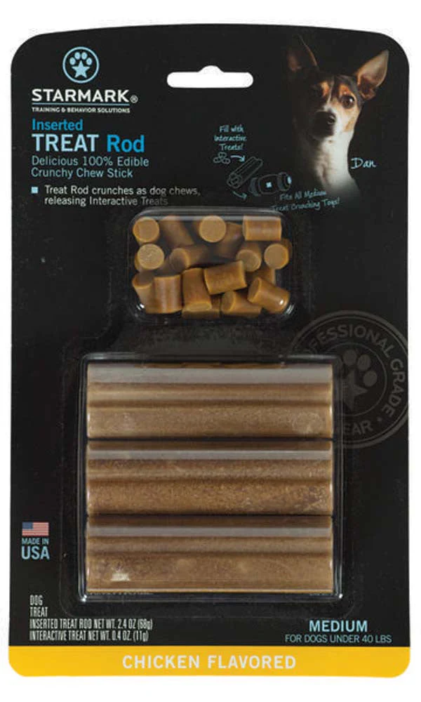 Starmark Inserted Dog Treat Rod Chicken USA MD