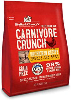 Stella & Chewy's 3.25 oz. Carnivore Crunch For Dogs - Chicken {L+1x} 860113 - Image 2