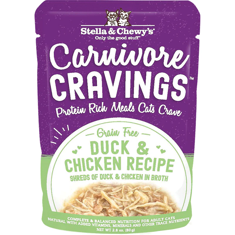 Stella & Chewys C Carnvr Crv Dck Ckn 2.8oz {L+}