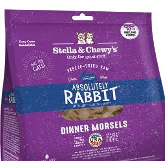 Stella & Chewy's Cat Freeze Dried Rabbit Morsels 18oz {L+1x} 860328 - Image 2