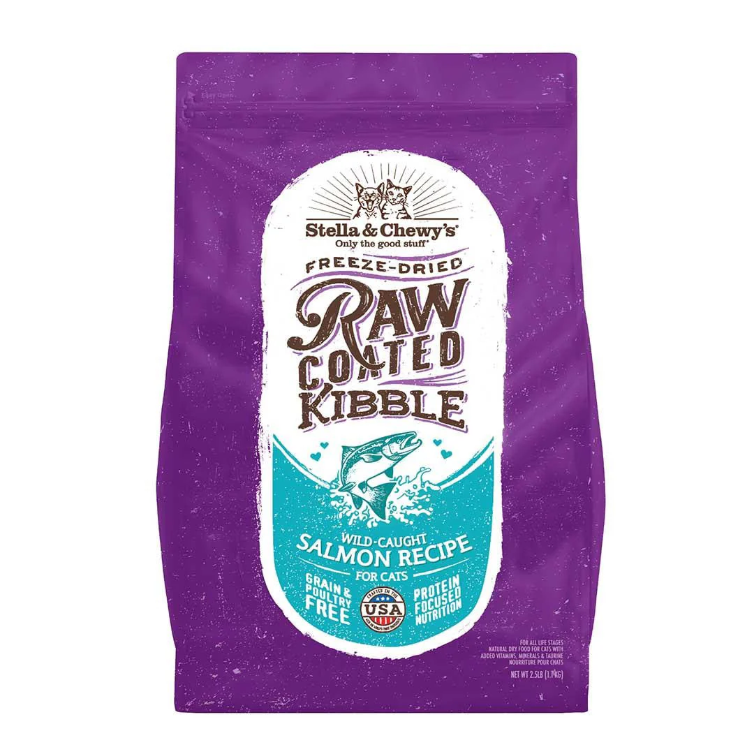 Stella & Chewy's Cat Raw Coated Salmon 2.5lb {L-1x}