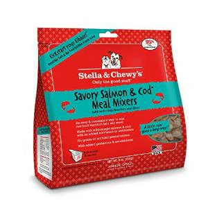 Stella & Chewy's Freeze Dried Savory Salmon/Cod Meal Mixer Dog 8z {L+1x} 860278