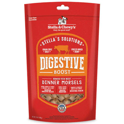 Stella & Chewy's Solutions Freeze Dried Digestive Boost Grass Fed Beef 13 oz {L+1x} (DD)860335 - Image 2