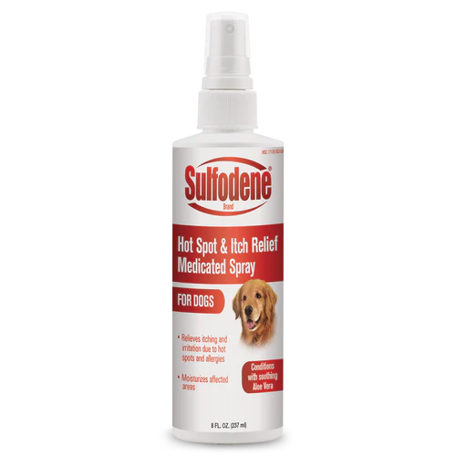 Sulfodene Hot Spot & Itch Relief Medicated Spray for Dog 8oz - Image 2