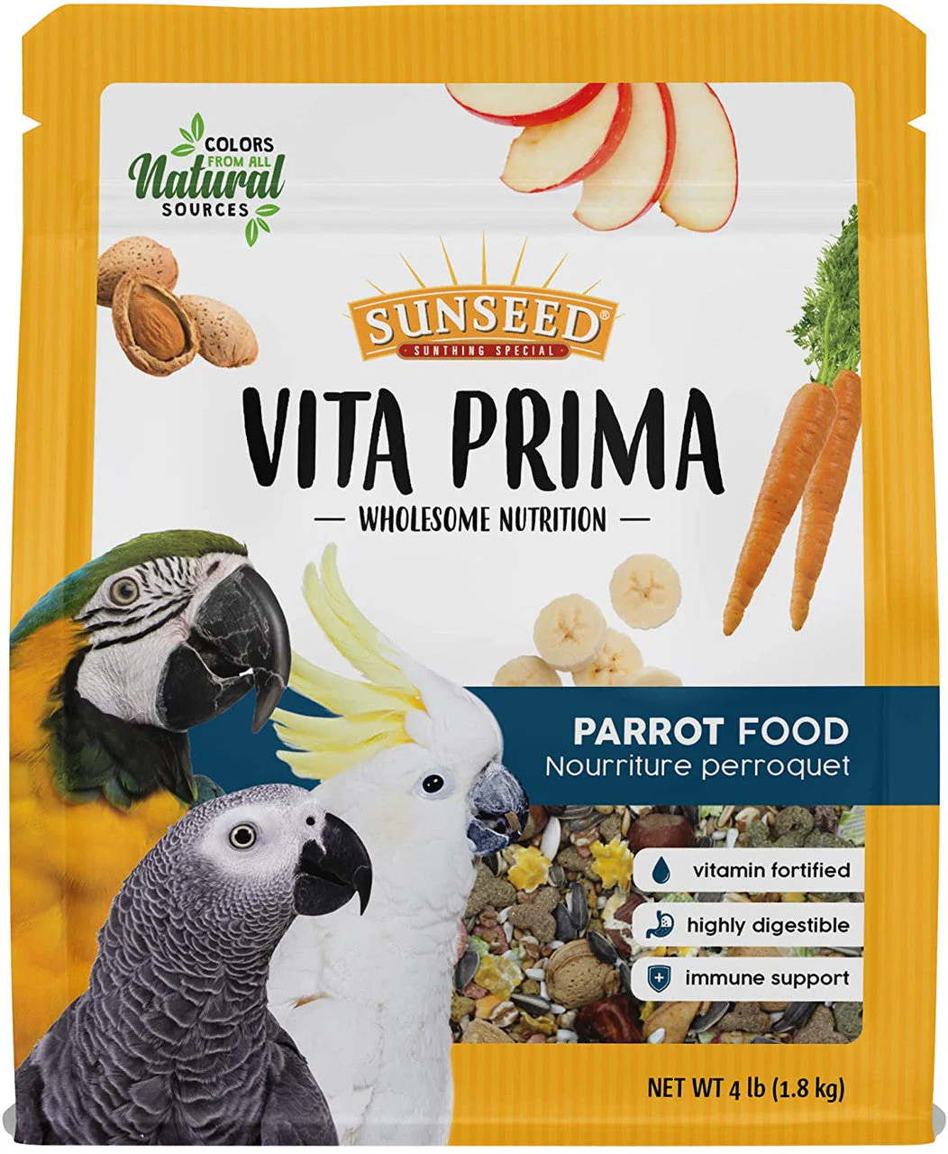 Vitakraft / Sunseed Vitaprima Parrot Food 4lb