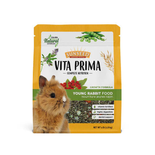 Sun Seed Vita Prima Young Rabbit Dry Food 4 lb - Image 2