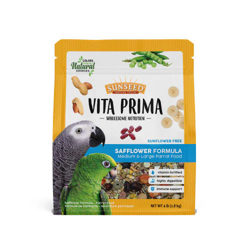 Sun Seed Vita Prima Safflower Formula Medium & Large Parrot Food 4 lb - Image 2