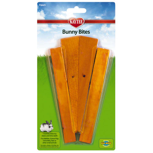 Kaytee Bunny Bites, Carrot Toys 4-pack - Image 2