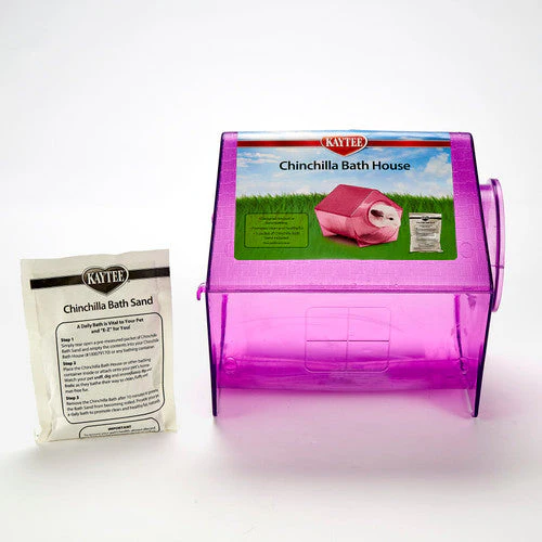 Kaytee Chinchilla Bath House Assorted 8.64 inches x 9 inches x 8.5 inches - Image 3