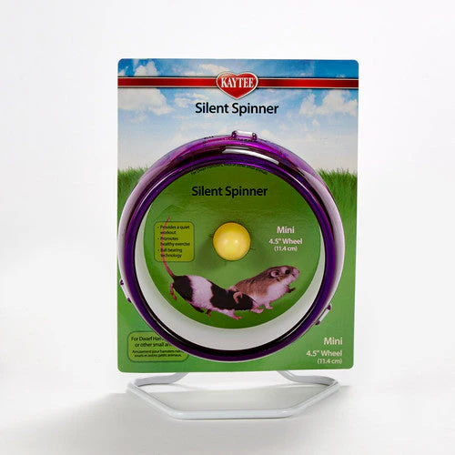 Kaytee Small Animal Silent Spinner Wheel Mini 4.5 Inch (assorted colors) - Image 3