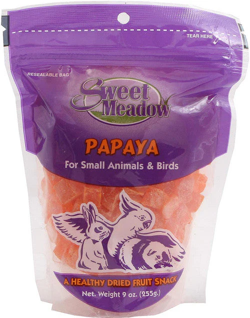Sweet Meadow Farm Dried Papaya Treat for Small Animals 9 oz - Image 2