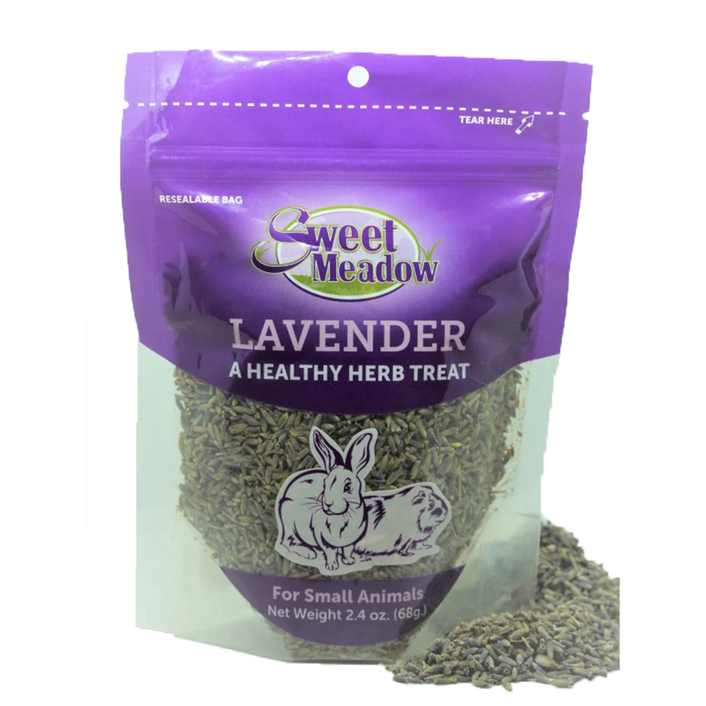 Sweet Meadow Farm Lavender Healthy Herb Small Animal Treat 2.1 oz