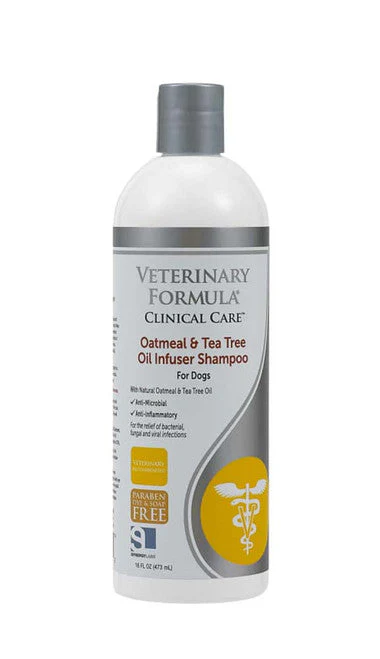 Synergy Labs Veterinary Formula Clinical Care Oatmeal & Tea Tree Oil Shampoo 16 fl. oz - Image 2
