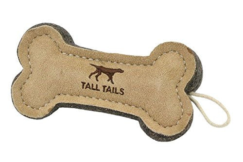 Tall Tails Dog Bone Natural Leather 6 Inches {L-x}