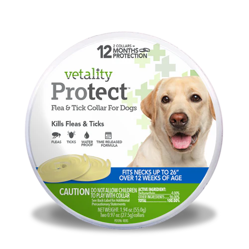 Vetality Protect Flea & Tick Dog Collar 2 Pack - Image 2