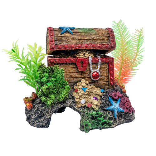 GloFish Treasure Chest Air Pump Aquarium Ornament Multi-Color XL - Image 2