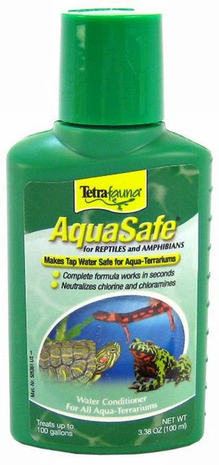 TetraFauna AquaSafe Water Conditioner for Reptiles and Amphibians 3.38 fl. oz - Image 2