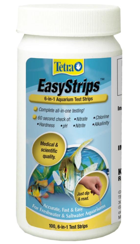 Tetra EasyStrips 6-in-1 Aquarium Test Strip 100 Pack