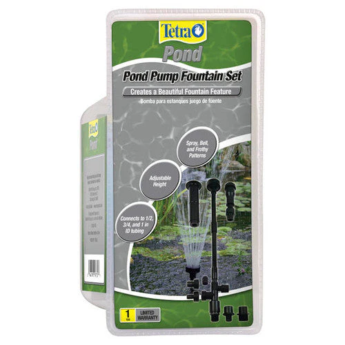 Tetra Pond Pump Fountain Set Black LG - Image 2