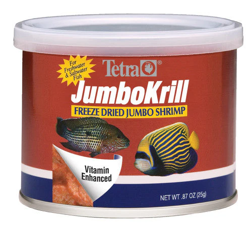 Tetra JumboKrill Freeze-Dried Jumbo Shrimp Fish Food 14 oz - Image 2
