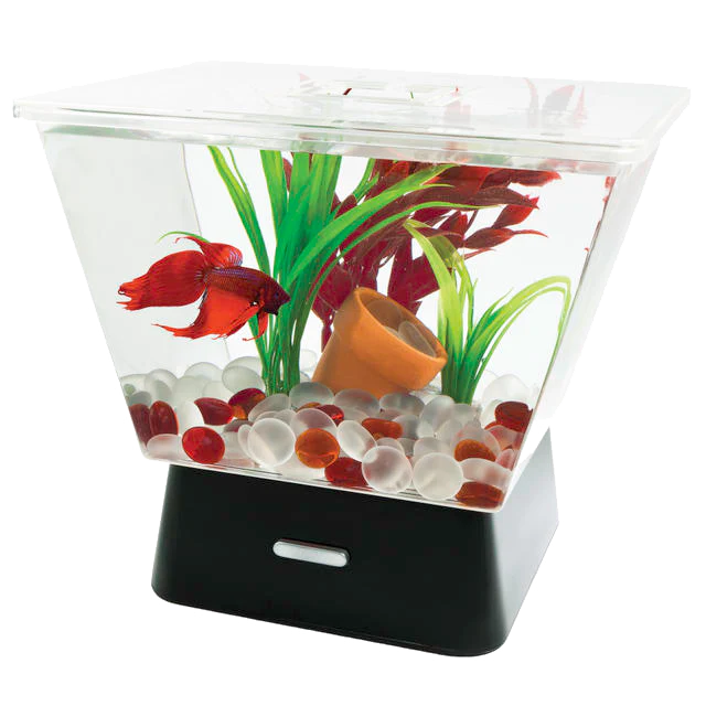 Tetra LED Trapezoid Betta Tank Clear 1 gal