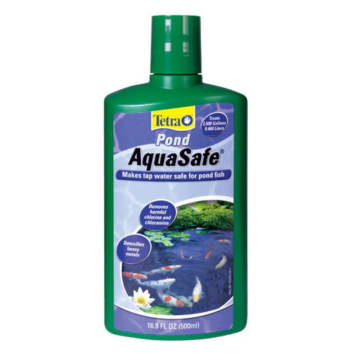 Tetra AquaSafe Pond Water Conditioner and Dechlorinator 16.9 fl. oz - Image 2