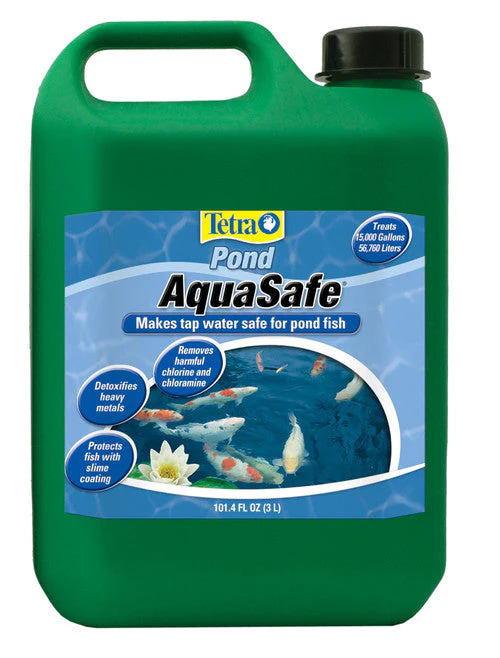 Tetra AquaSafe Pond Water Conditioner and Dechlorinator 101.4 fl. oz - Image 2