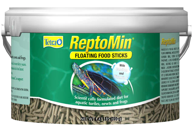 TetraFauna ReptoMin Floating Food Sticks Reptile Dry Food 1.43 lb